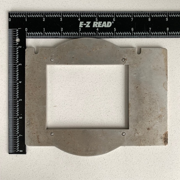 Omega D-Series Glassless 4x5 Negative Carrier, 2-Piece Bare Aluminum - Picture 5 of 6